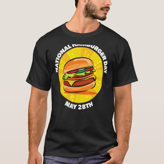 ナショナルハンバーガーお祝い Tシャツ (正面)