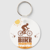 ナショナルバイク月 キーホルダー (正面)