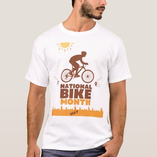ナショナルバイク月 Tシャツ (正面)