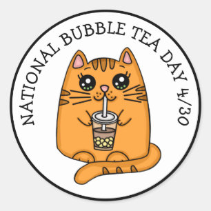 ナショナルバブルティーの日 – 4月30日 ラウンドシール