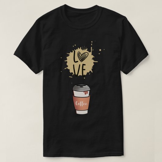 ナショナルバリスタデイラブコーヒー Tシャツ (デザイン正面)
