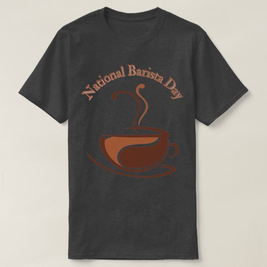 ナショナルバリスタデイ15 Tシャツ (デザイン正面)