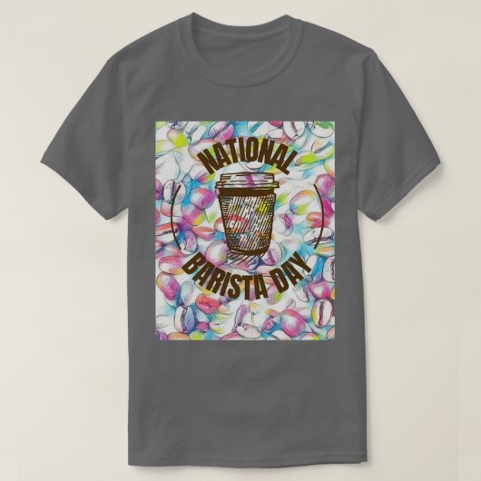 ナショナルバリスタデイ1 Tシャツ (デザイン正面)