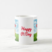 ナショナルパイデー、マグカップ3月14日 コーヒーマグカップ (中央)