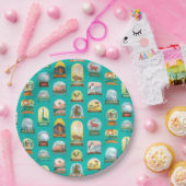 ナショナルパークインティール（緑がかった色）ナプキンス ペーパープレート (パーティー)