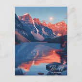 ナショナルパークバンフカナダトラベル ポストカード (正面)