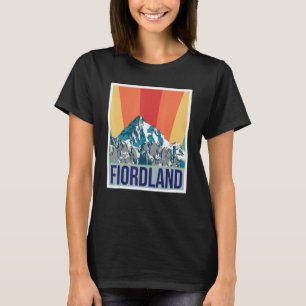 ナショナルパークフィオルドランドサンデーニュージーランドカンピ Tシャツ