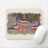 ナショナルパークフロート飛行機レイクからの離陸 マウスパッド (マウス)