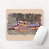 ナショナルパークフロート飛行機レイクからの離陸 マウスパッド (マウス)