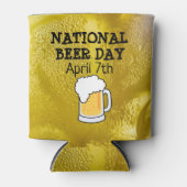 ナショナルビールデイコールドバブルボトルクール 缶クーラー (正面)