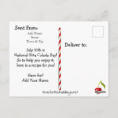 ナショナルピアナコラダデイレシピカード ポストカード (裏面)