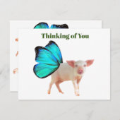 ナショナルピグデー#2ノテカード ノートカード (正面/裏面)