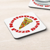 ナショナルピザの日！ コースター (左側)