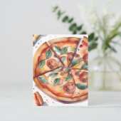 ナショナルピザウィークA – 水彩画 シーズンカード (スタンド正面)