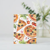 ナショナルピザウィークB – 水彩画 シーズンカード (スタンド正面)