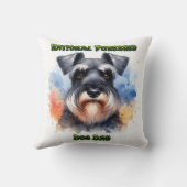 ナショナルピュレーブルドッグデイお祝いシュナウザー クッション (裏面)