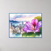 ナショナルフラワーバウヒニア（香港） | キャンバスプリント (正面)