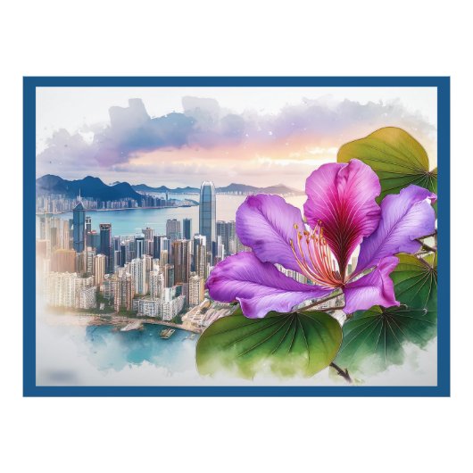 ナショナルフラワーバウヒニア（香港） | フォトプリント            (正面)