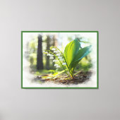 ナショナルフラワーフィンランド渓谷のユリ | キャンバスプリント (正面)