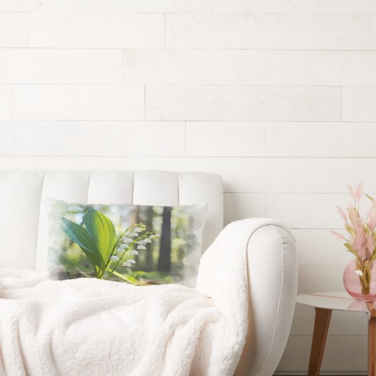 ナショナルフラワーフィンランド渓谷のユリ | ランバークッション (ソファ)