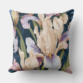 ナショナルフランスのアイリス&リリー クッション (正面)