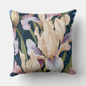 ナショナルフランスのアイリス&リリー クッション (裏面)