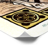 ナショナルフランスのオペラ中世スタイルヴィンテージガラ ポスター (角)