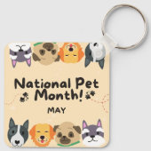 ナショナルペットの月 キーホルダー (裏面)