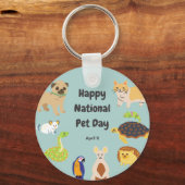 ナショナルペットデー4月11日 キーホルダー (裏面)