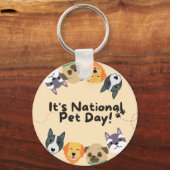 ナショナルペットデー キーホルダー (裏面)