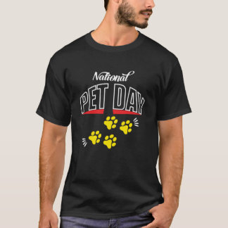 ナショナルペットデー Tシャツ