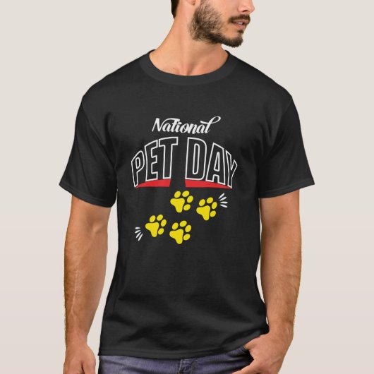 ナショナルペットデー Tシャツ (正面)
