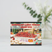 ナショナルホットスパイシー食品の日の休日 ポストカード (スタンド正面)