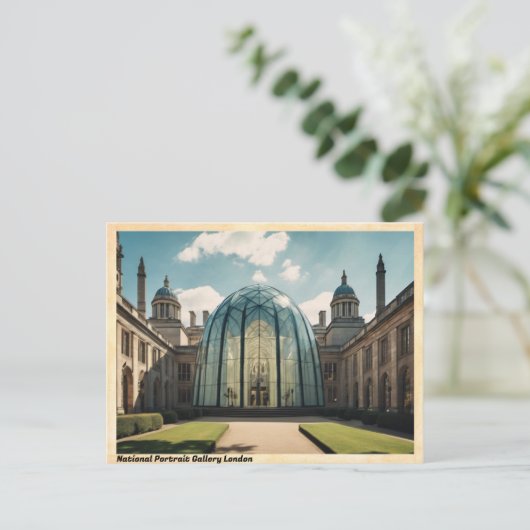 ナショナルポートレートギャラリーロンドンヴィンテージトラベル ポストカード (スタンド正面)