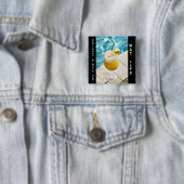 ナショナルミモサの日5月16日お酒の休日 缶バッジ (インサイチュ)