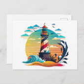 ナショナルライトハウスデイ ポストカード (正面/裏面)