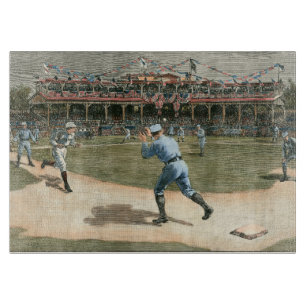 ナショナルリーグの野球の試合1886年 カッティングボード