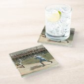 ナショナルリーグの野球の試合1886年 ガラスコースター (アングル)