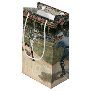 ナショナルリーグの野球の試合1886年 スモールペーパーバッグ