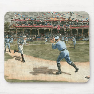 ナショナルリーグの野球の試合1886年 マウスパッド