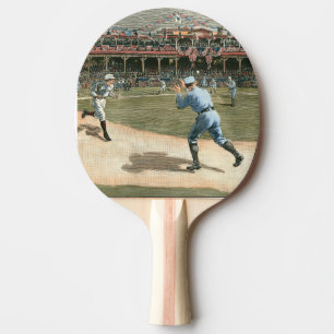 ナショナルリーグの野球の試合1886年 卓球ラケット