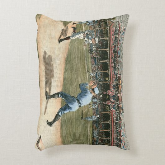 ナショナルリーグ野球の試合1886年 アクセントクッション (正面(垂直))