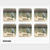 ナショナルリーグ野球の試合1886年 スクエアシール (シート)