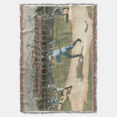 ナショナルリーグ野球の試合1886年 スローブランケット (正面縦)