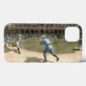 ナショナルリーグ野球の試合1886年 Case-Mate iPhoneケース (裏面 (横))