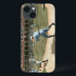 ナショナルリーグ野球の試合1886年 iPhone 13ケース<br><div class="desc">1886年絵画からのナショナル・リーグの野球の試合。この作品から出てくる落花生やポップコーンや内野の塵を実際に匂わせる。これであなたの家素晴らしに足を踏み入れるだろう！</div>