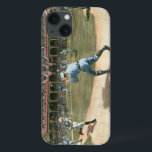 ナショナルリーグ野球の試合1886年 iPhone 13ケース<br><div class="desc">1886年絵画からのナショナル・リーグの野球の試合。この作品から出てくる落花生やポップコーンや内野の塵を実際に匂わせる。これであなたの家素晴らしに足を踏み入れるだろう！</div>