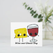 ナショナルワインとチーズの日 ポストカード (スタンド正面)