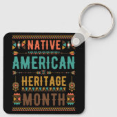 ナショナル先住民インディアンアメリカ伝統月報後 キーホルダー (裏面)