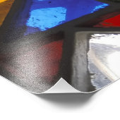 ナショナル内のステンドグラス窓 フォトプリント            (角)